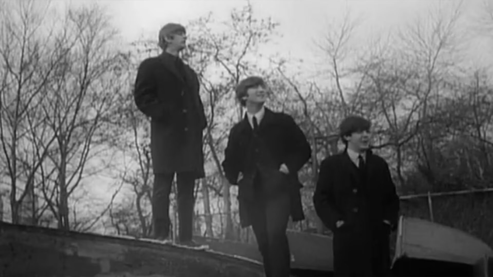 Tres miembros de la banda fueron fotografiados en el Central Park durante sus primeras horas en Nueva York (Captura de video)