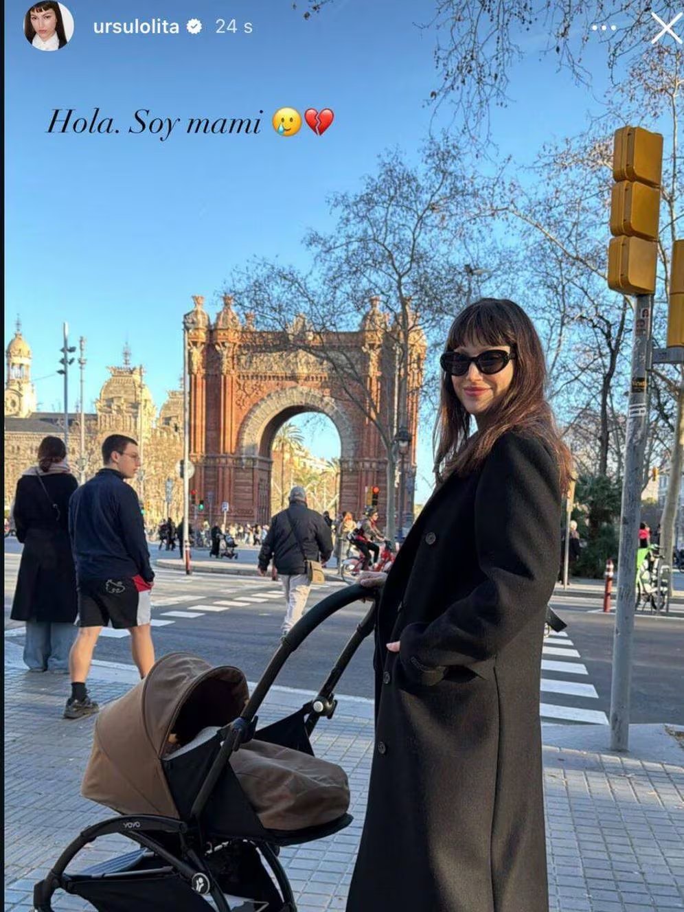 Imagen compartida por Úrsula Corberó en redes sociales (@ursolita).