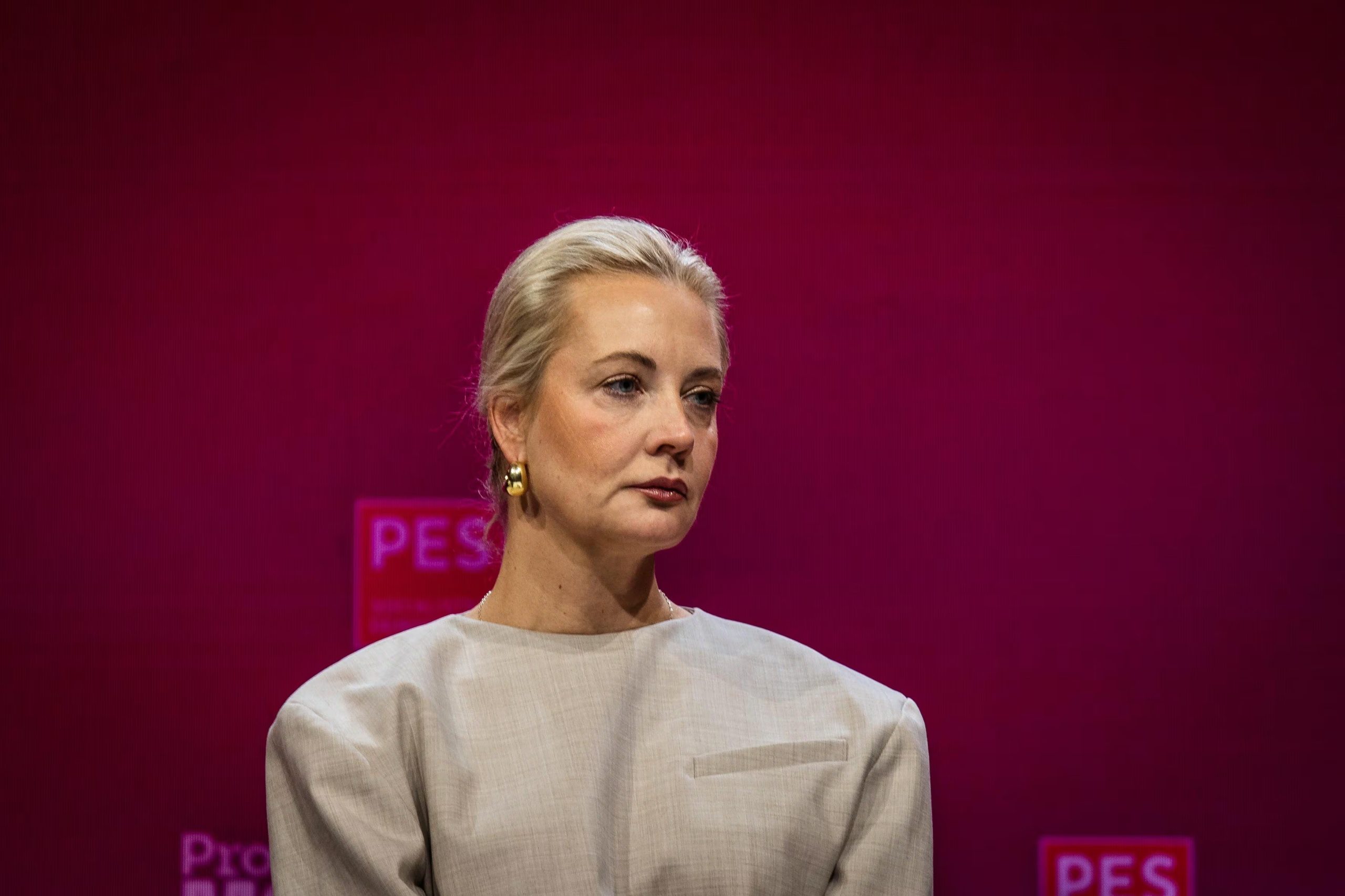 Yulia Navalnaya acusó públicamente a Vladimir Putin por la muerte de su esposo (EFE)
