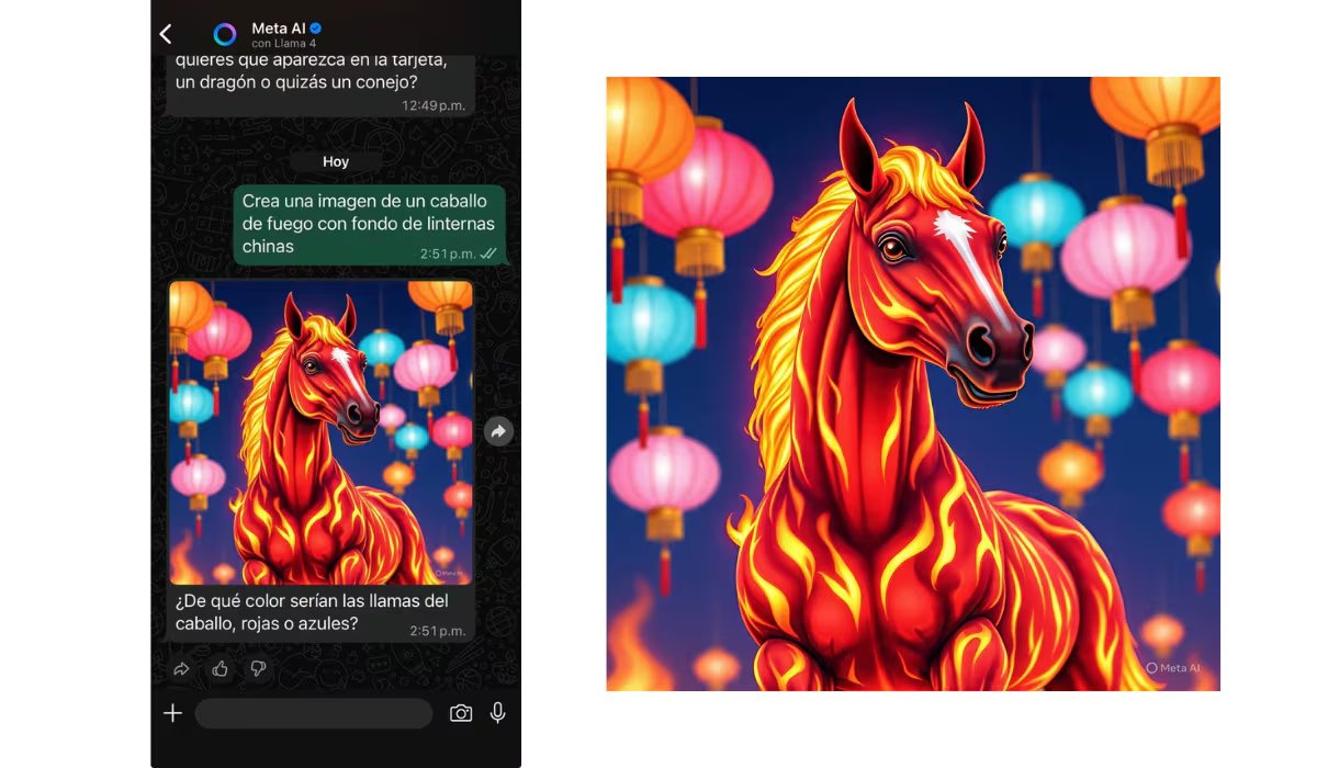Los usuarios pueden diseñar y descargar stickers alusivos al Año Nuevo Chino, como fuegos artificiales y caracteres chinos, para animar sus conversaciones. (WhatsApp)