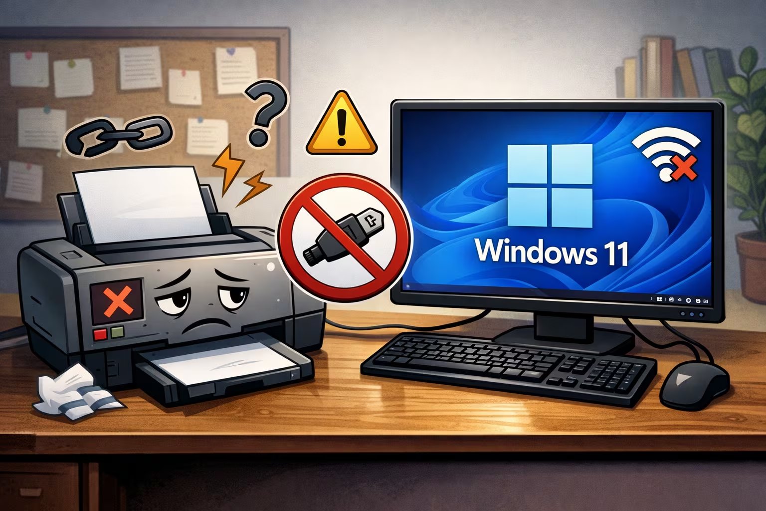Impulsada por preocupaciones de vulnerabilidad, la medida de Microsoft obliga a modernizar sistemas de impresión en empresas y hogares. (Imagen Ilustrativa Infobae)