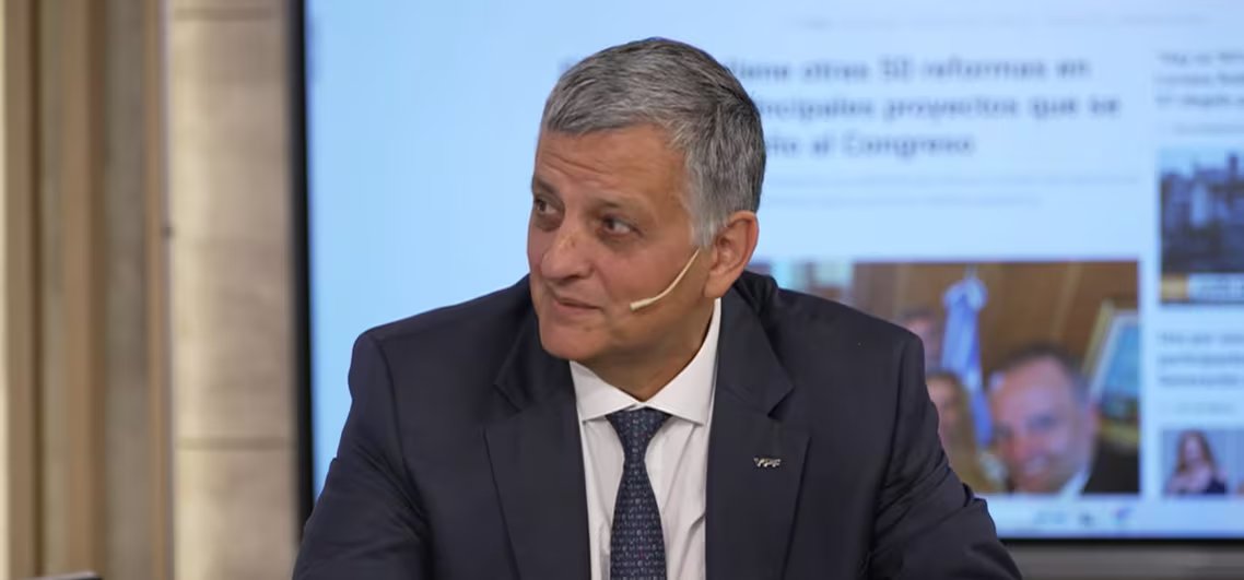 El presidente de YPF, Horacio Marín