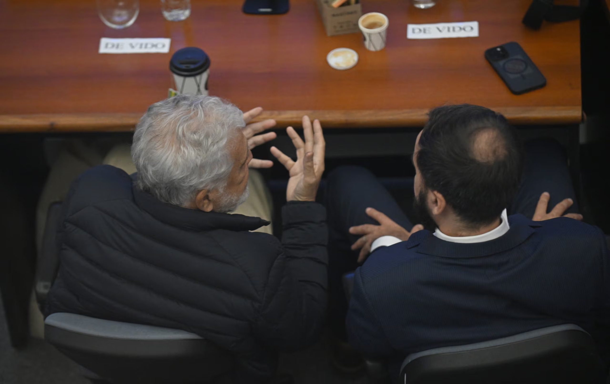 Julio De Vido conversó con su letrado, Maximiliano Rusconi