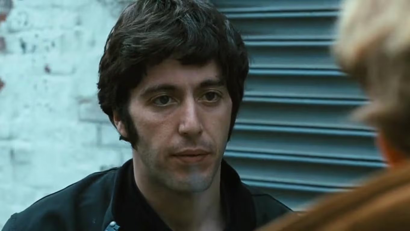 Al Pacino en 1971, un año antes del estreno de 