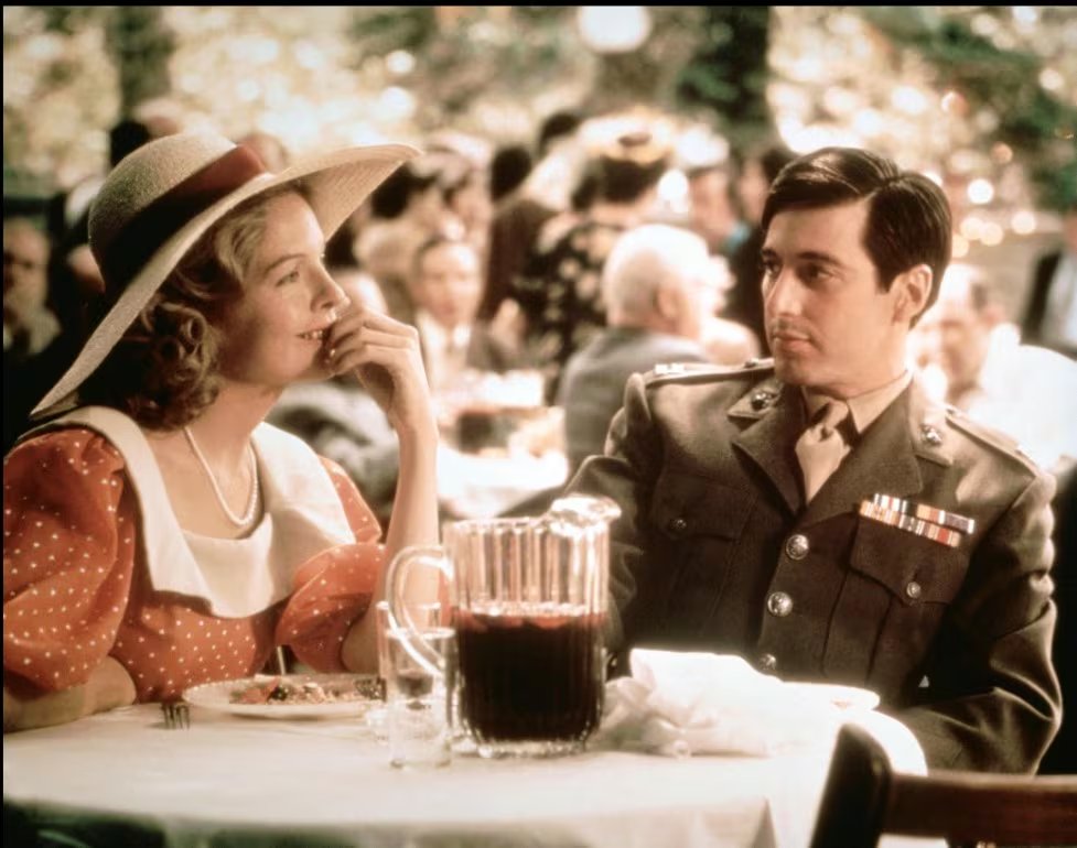 Diane Keaton y Al Pacino en 