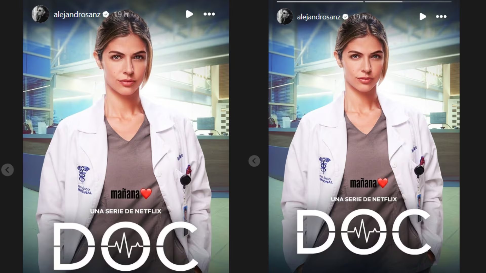 Alejandro Sanz rpromociona la serie de Stephanie Cayo. IG