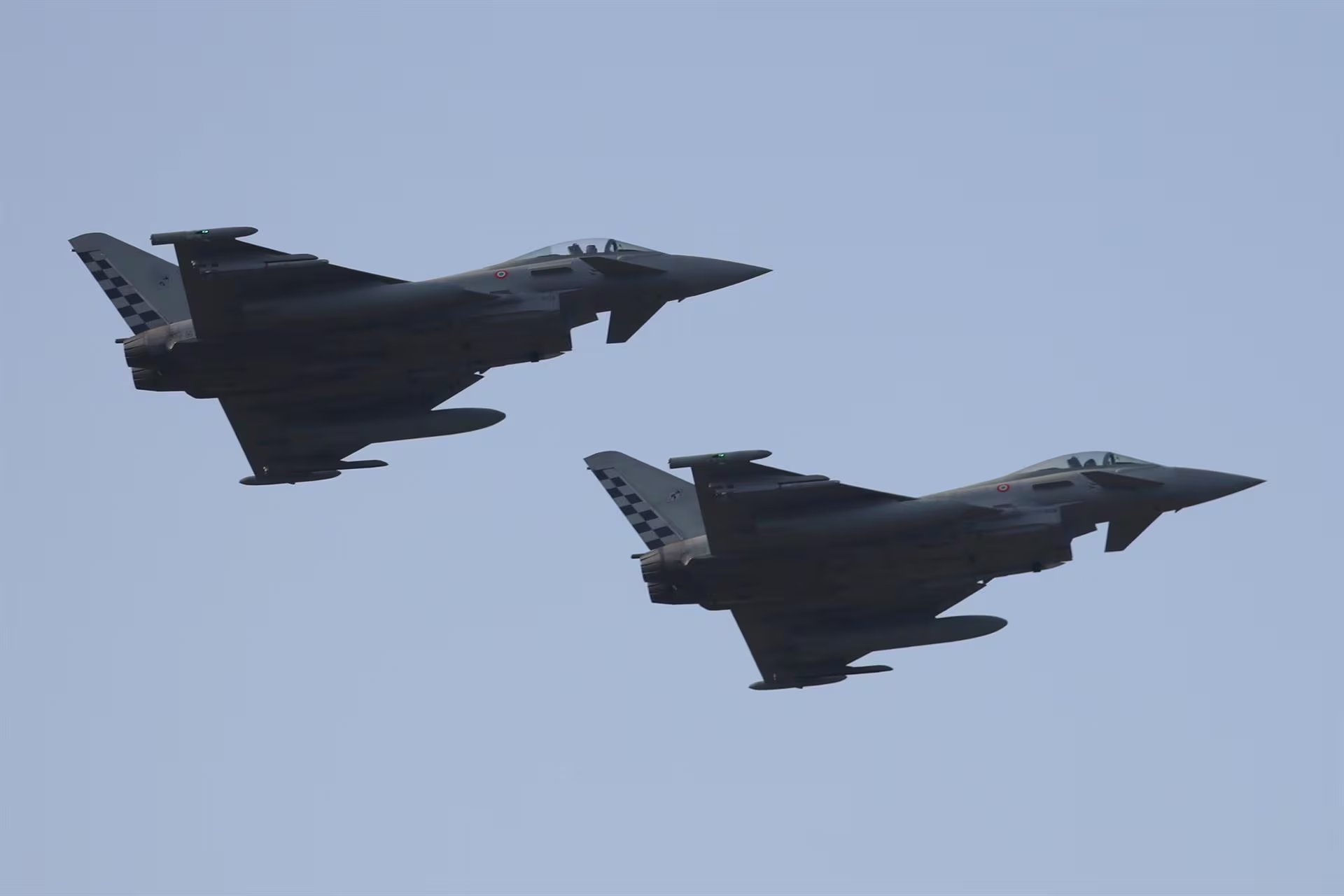 La OTAN interceptó dos aviones rusos en el espacio aéreo de Lituania a través de cazas españoles (Europa Press)