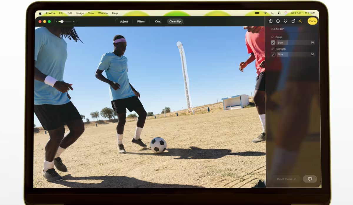 La pantalla Liquid Retina de 13 pulgadas ofrece imágenes nítidas y colores vibrantes en el nuevo portátil de Apple. (Apple)