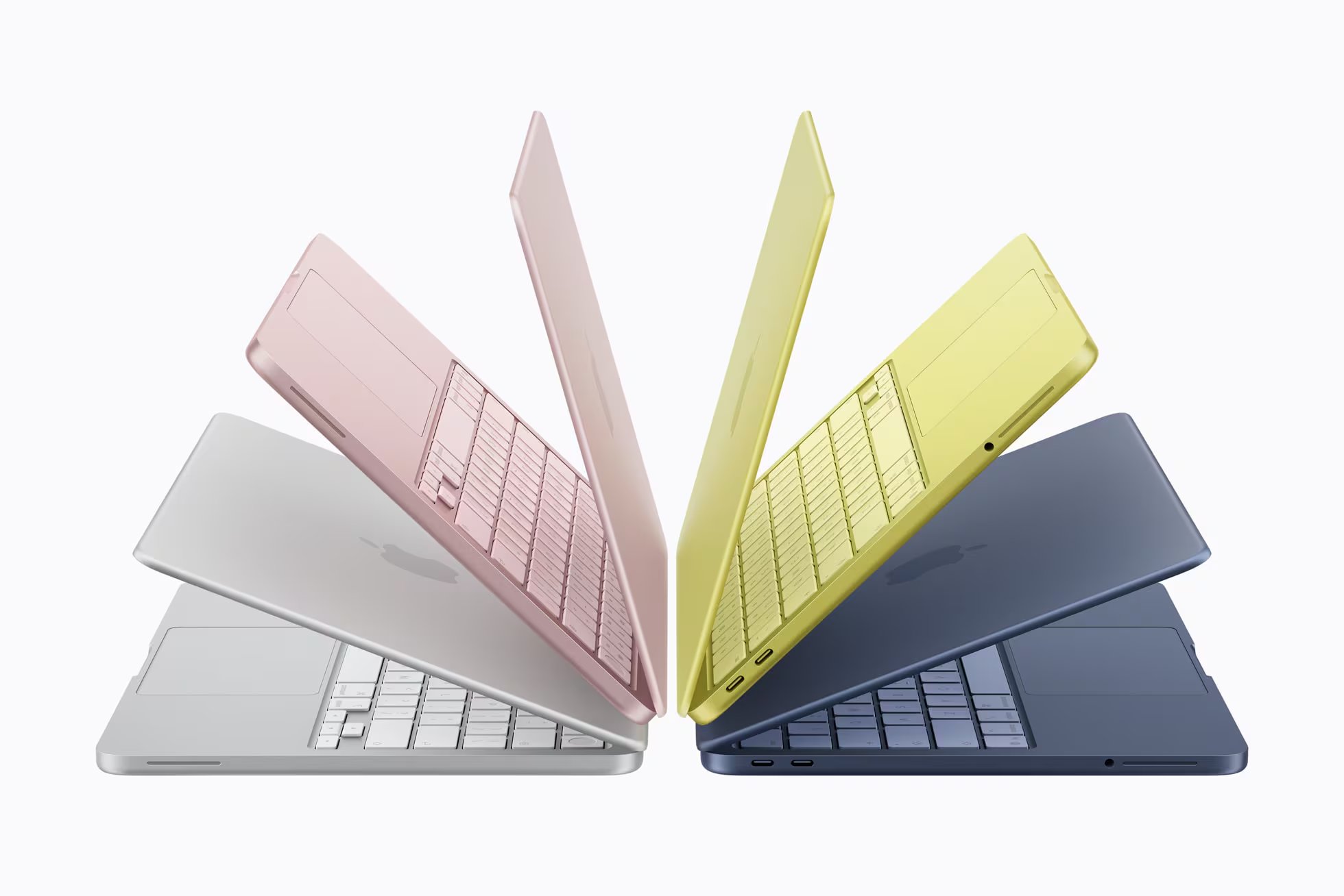 La MacBook Neo incorpora dos puertos USB-C y un conector para auriculares en su diseño lateral. (Apple)