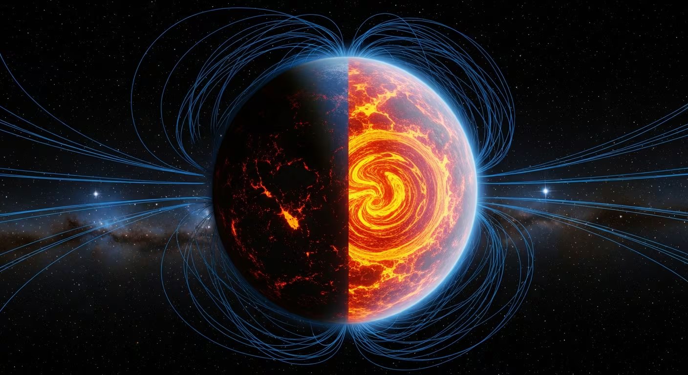 L 98-59 d es un mundo de magma fundido con temperaturas de hasta 1900 grados y una atmósfera densa en compuestos de azufre según Nature Astronomy (Imagen Ilustrativa Infobae)