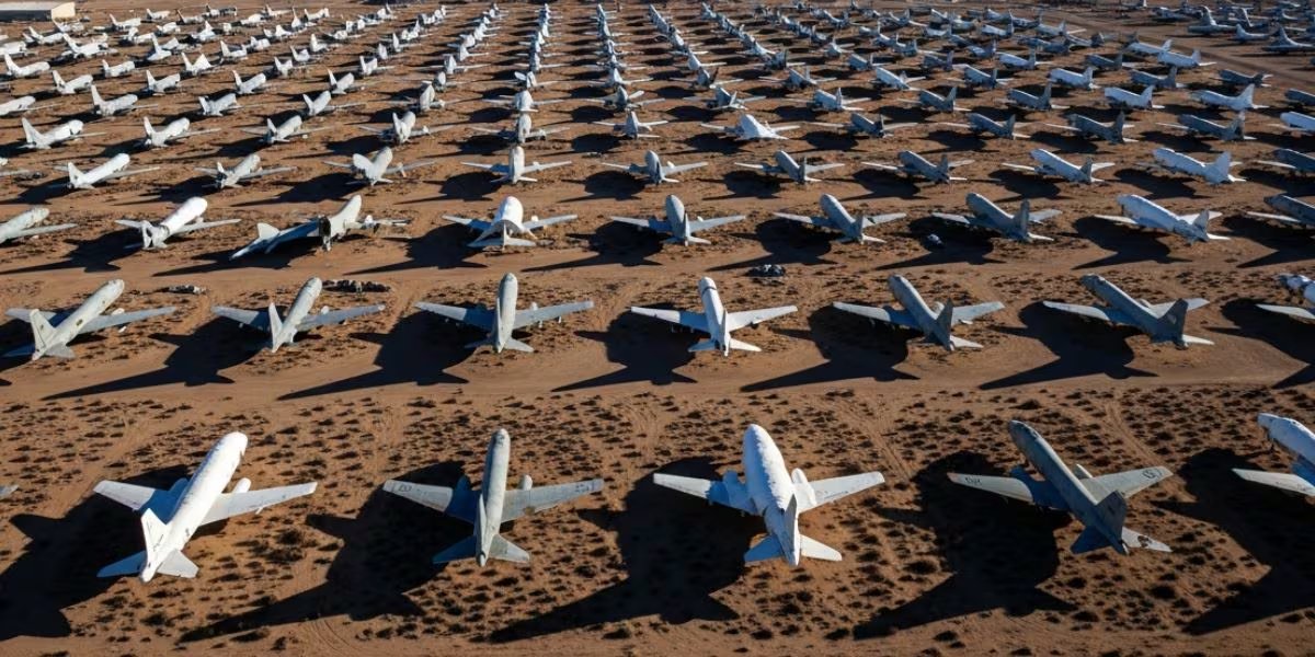 Desde bombarderos históricos hasta naves espaciales, la base Davis-Monthan transforma desechos en recursos estratégicos y atrae la curiosidad de técnicos y turistas bajo el sol estadounidense
(Wikipedia)