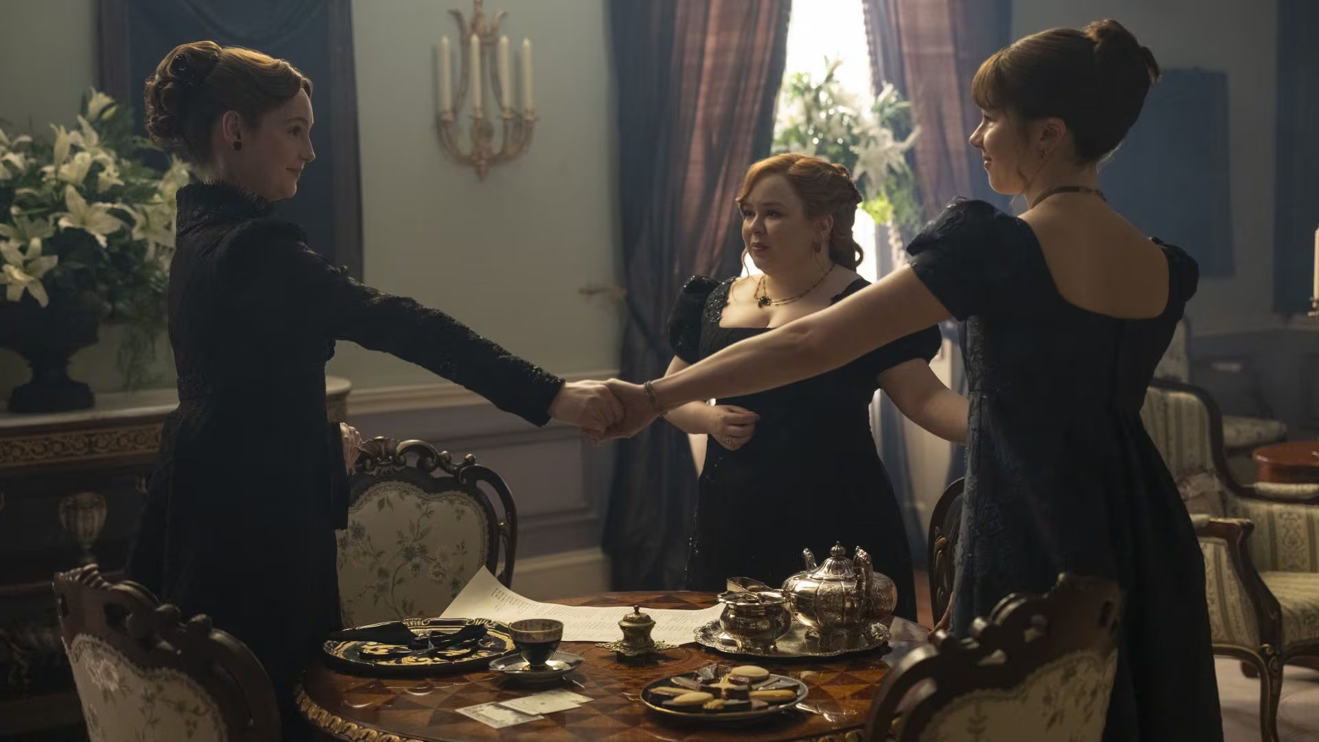 La protagonista de la quinta temporada aún no está definida, pero Eloise y Francesca Bridgerton son las principales candidatas (Netflix)