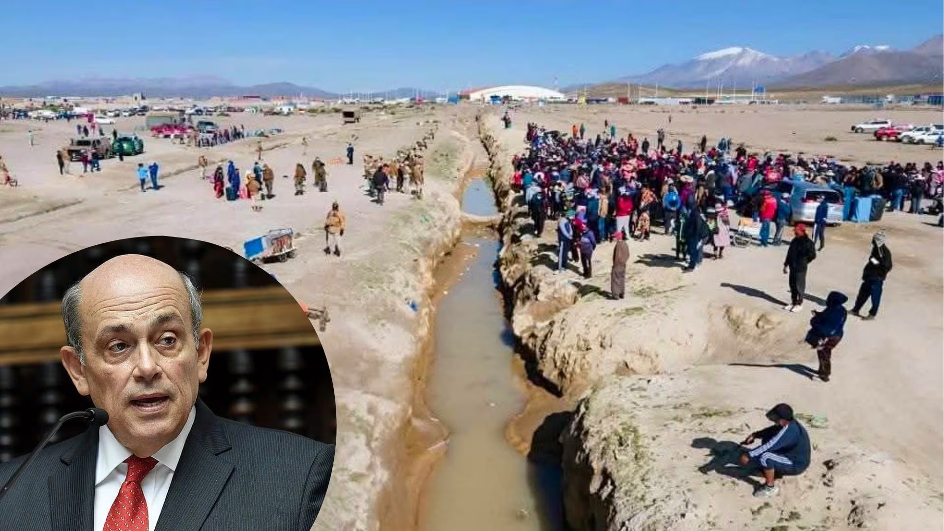 El canciller peruano Hugo de Zela se pronuncia sobre la construcción de la barrera Kast en la frontera entre Perú y Chile (Infobae)