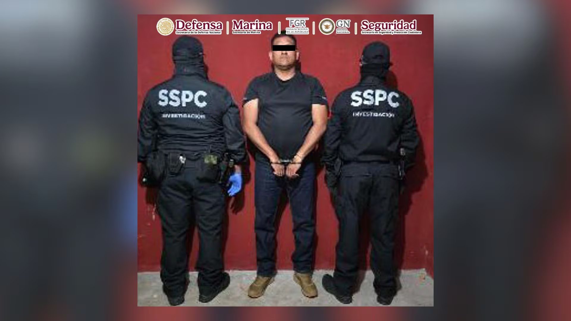 El arresto fue informado por la SSPC este 3 de marzo de 2026. Crédito: SSPC