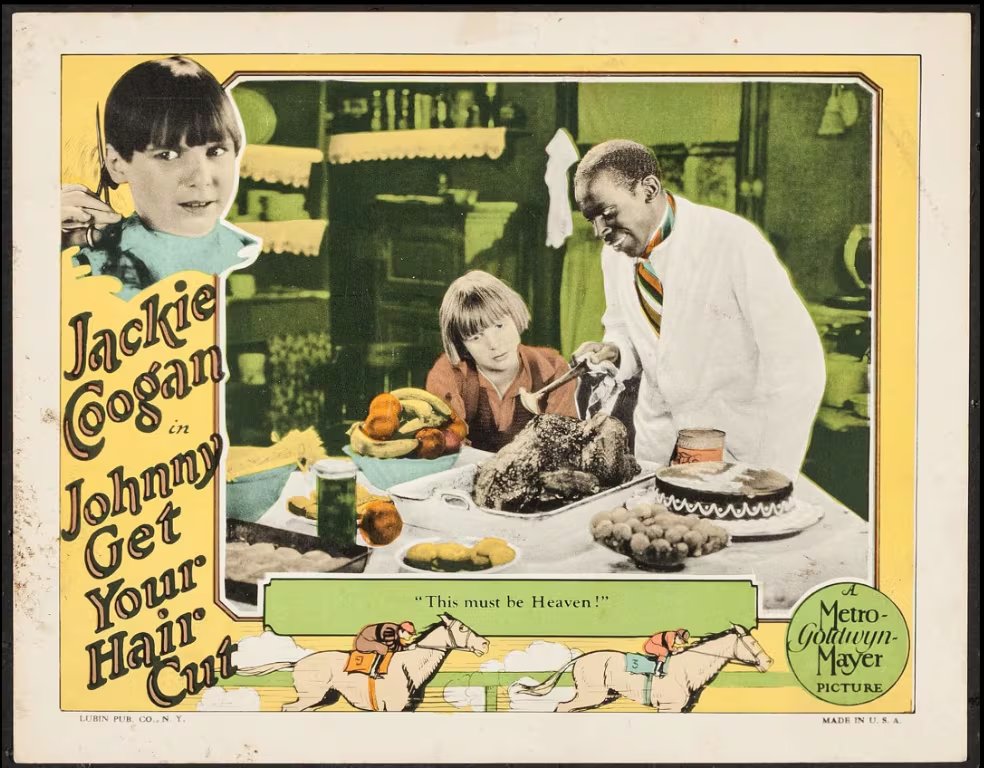 Jackie Coogan en el póster de la película 