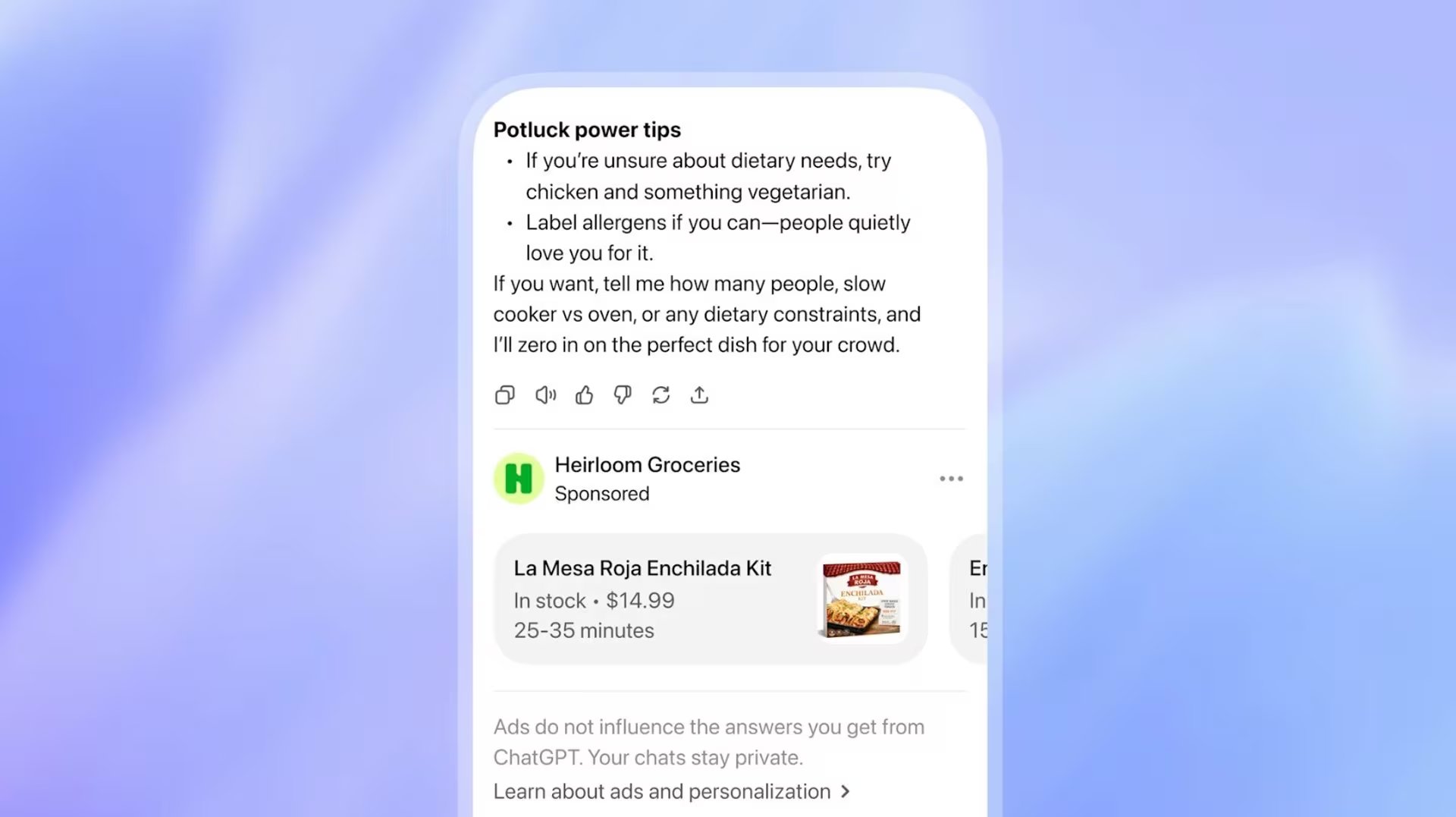 10/02/2026 Nuevos anuncios en ChatGPT.
POLITICA 
OPENAI
