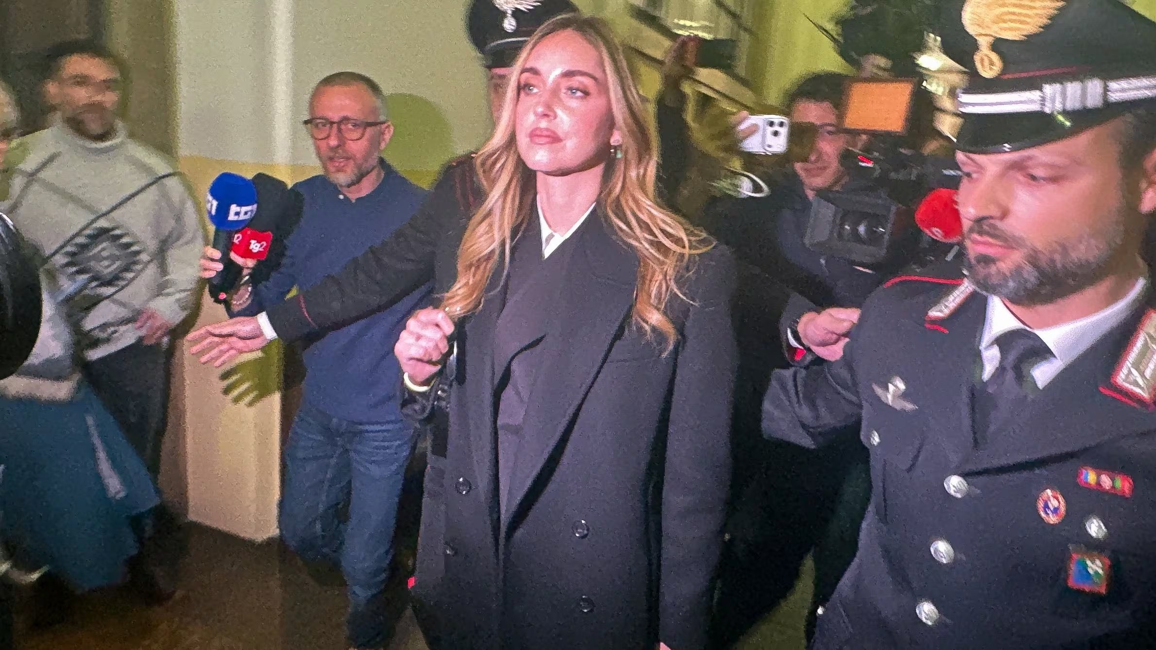 Chiara Ferragni en el juicio del Caso Pandoro (REUTERS/Claudia Greco)