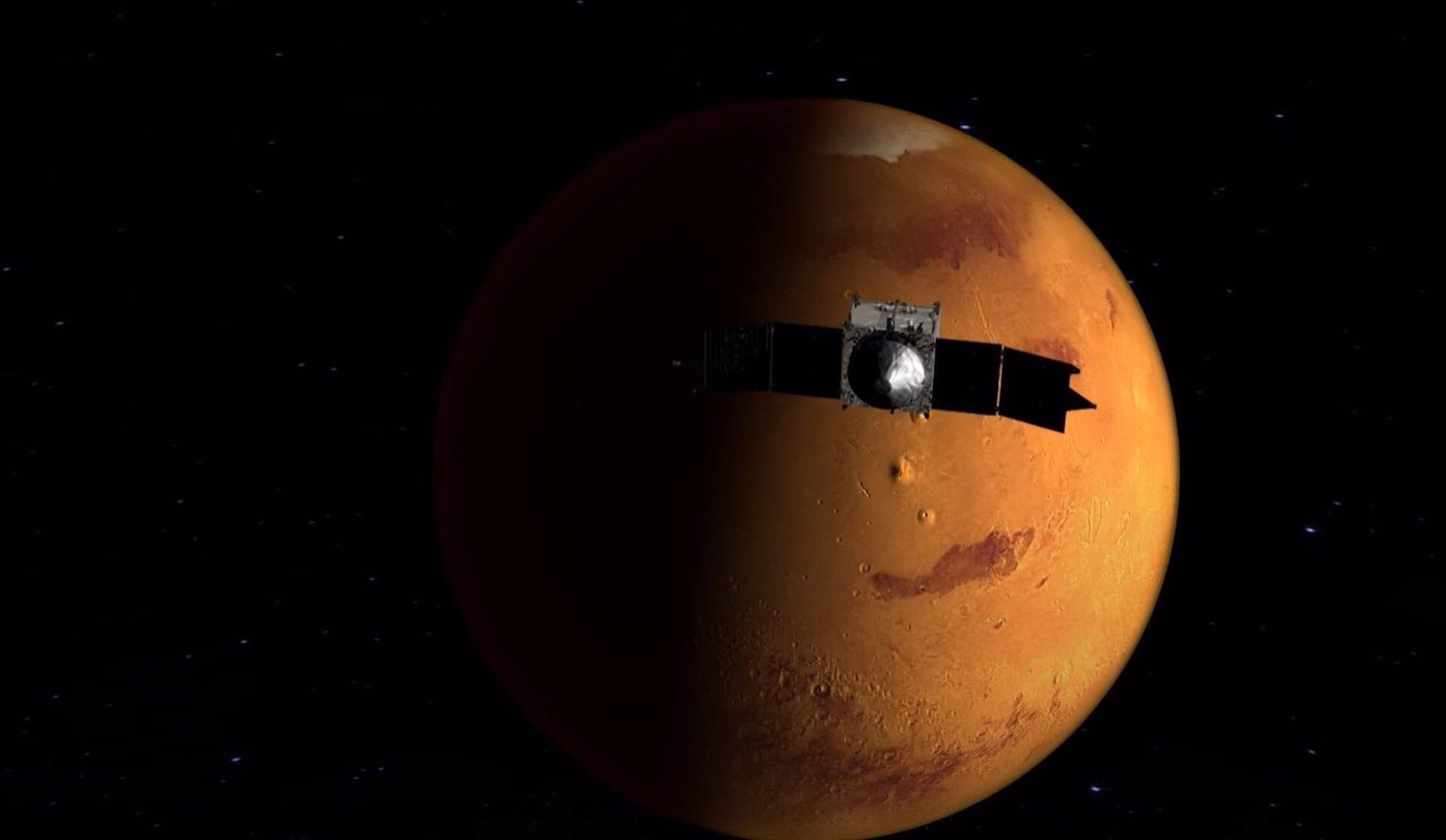 Un equipo de científicos de la Universidad Estatal de Pensilvania observó que el regolito del planeta rojo puede actuar como un escudo natural frente a organismos terrestres, lo que plantea implicancias clave para la protección planetaria y la futura colonización marciana
 - NASA
