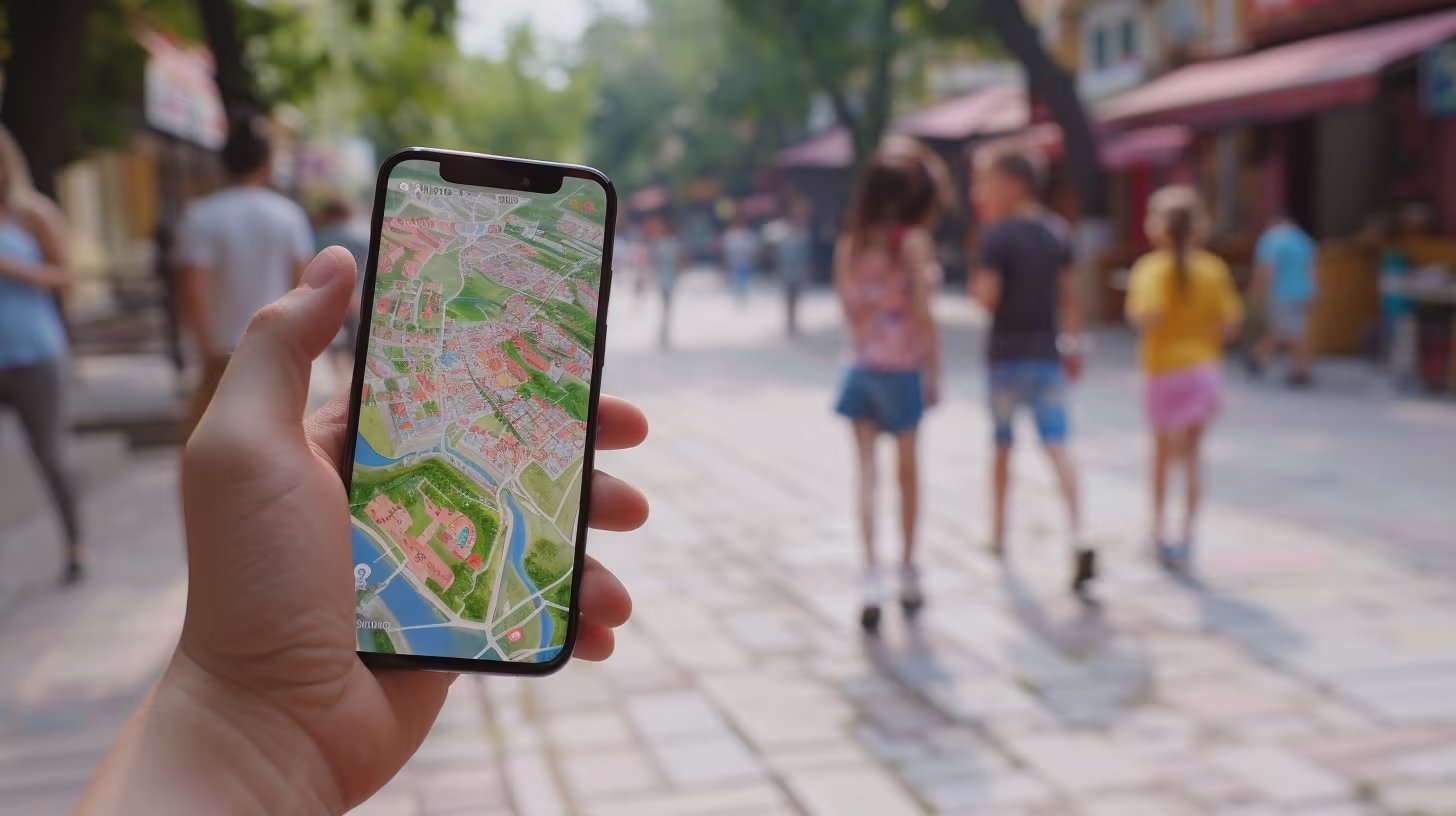 La app permite visualizar el lugar de destino y sus alrededores. (Imagen Ilustrativa Infobae)