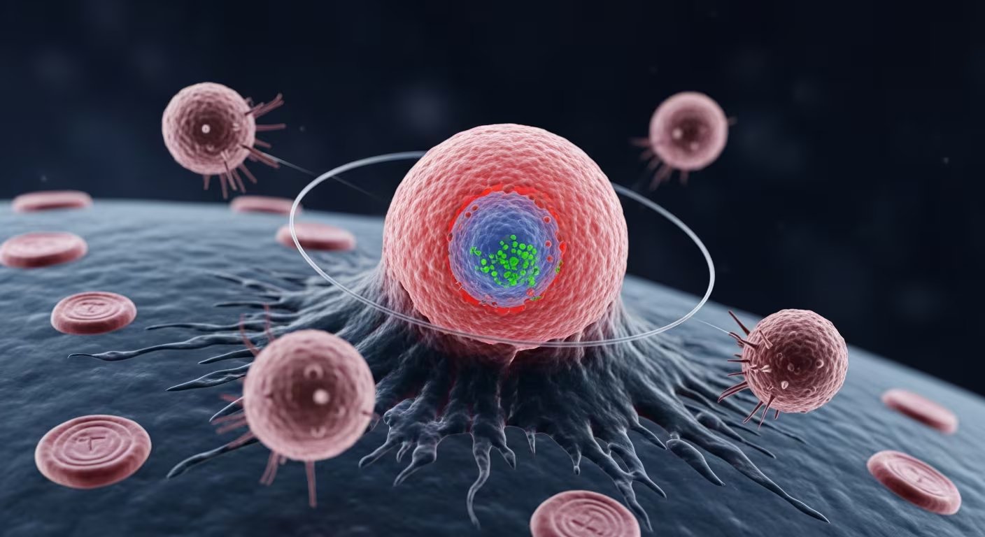 Las células tumorales activan el receptor de glucocorticoides y logran resistir el ataque de células T CD8+ y células NK del sistema inmunológico (Imagen Ilustrativa Infobae)
