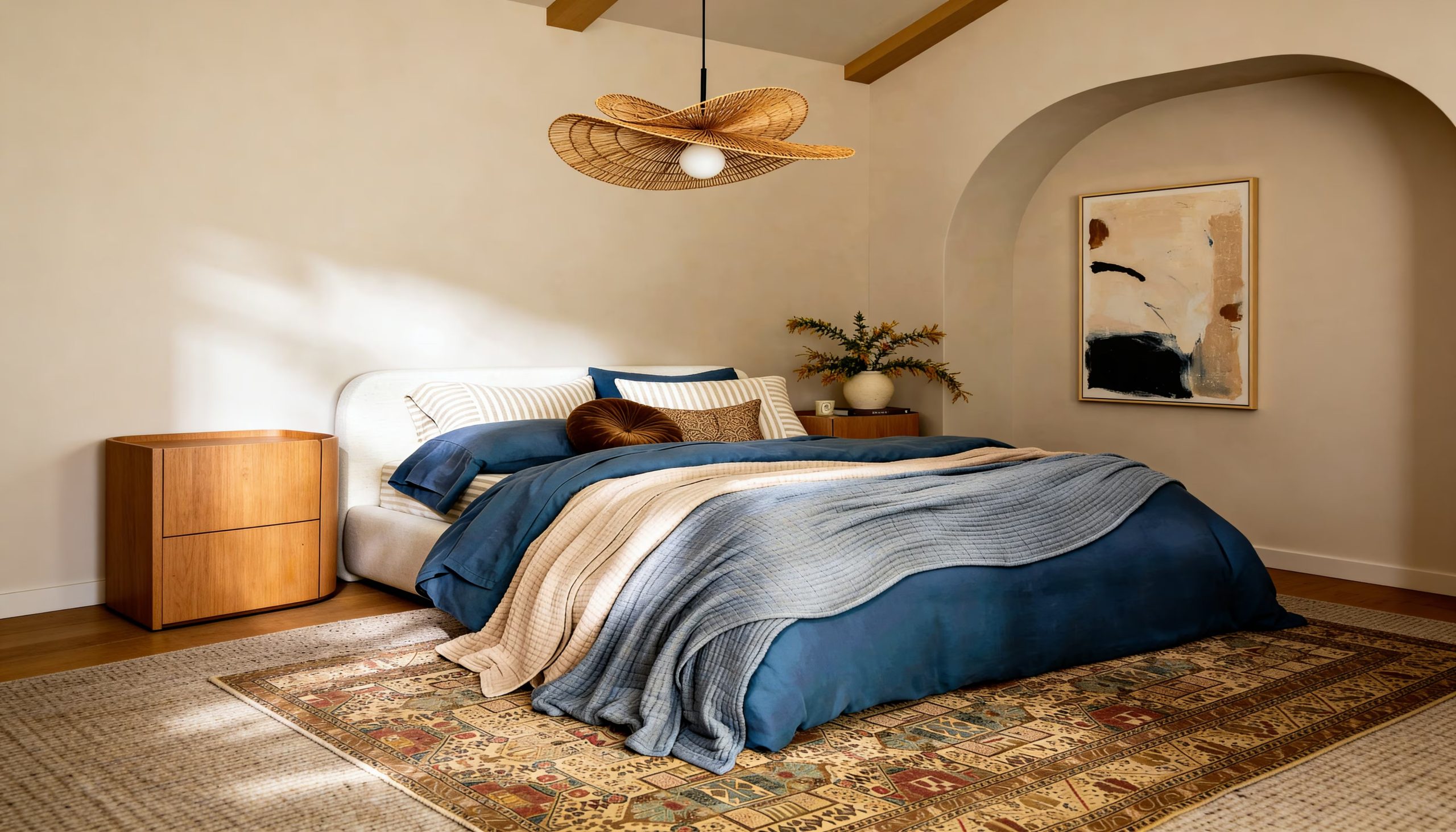 La diseñadora aclara: cuando decoramos las habitaciones evitamos colores muy intensos o estimulantes en dormitorios