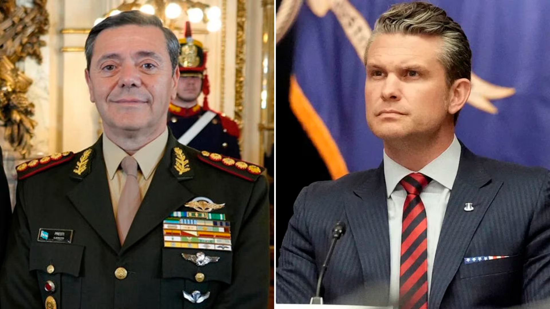 Carlos Presti y Pete Hegseth
