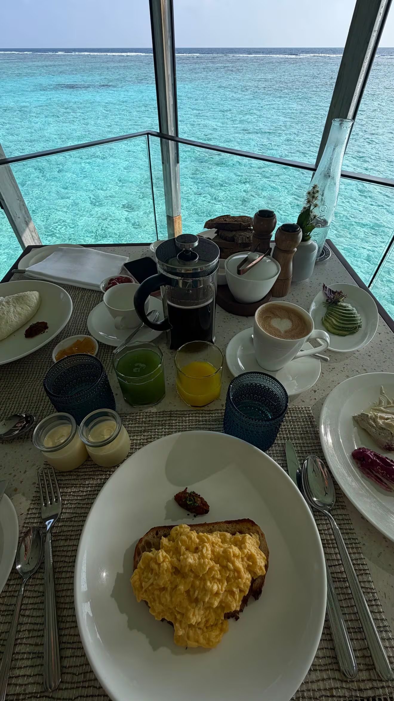 El resort de lujo se encuentra en la isla llamada Fari