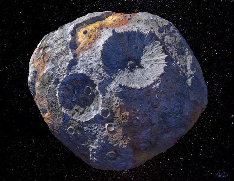 El asteroide 16 Psyche es el mayor asteroide metálico del cinturón principal y pieza central para entender la formación planetaria /Europa Press
