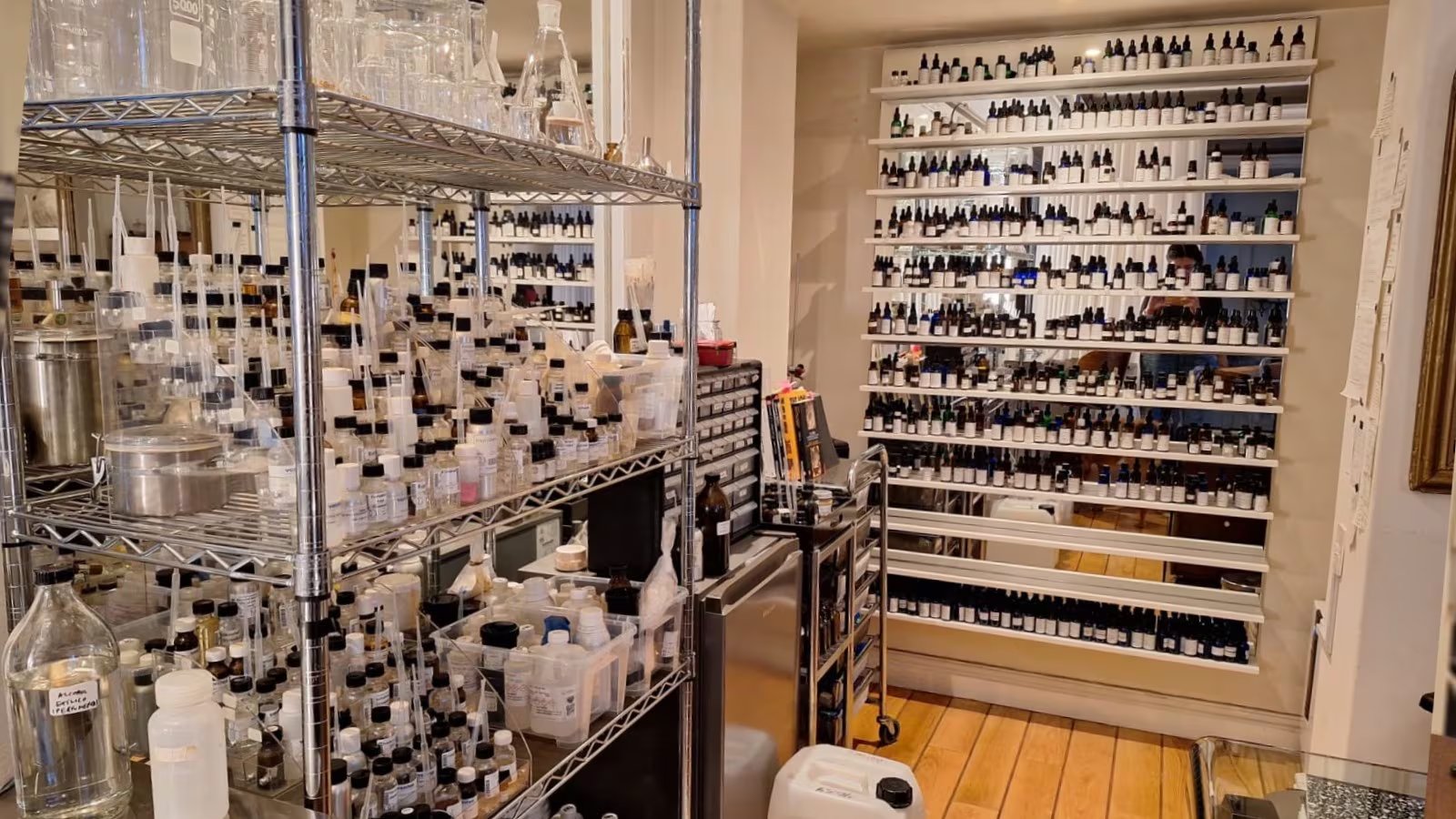 El estudio de la perfumista (Zurisaddai González/Infobae)