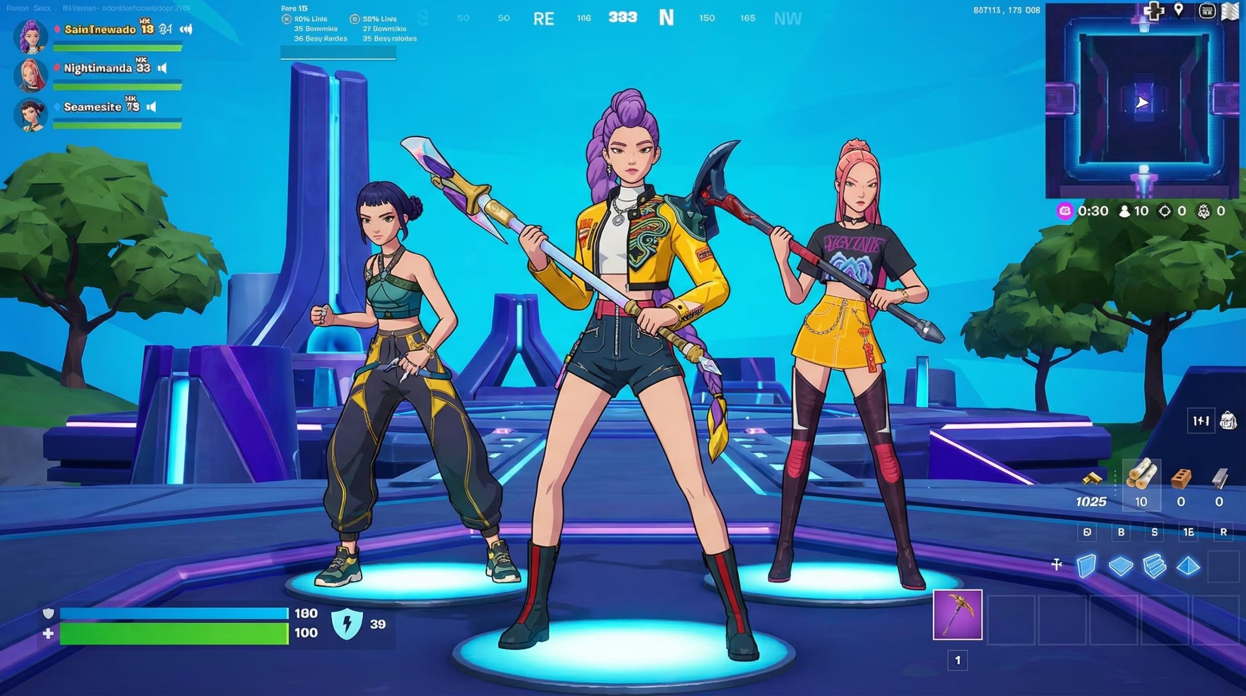 Mediante inteligencia artificial, es posible imaginar cómo lucirían Mira, Rumi y Zoey dentro del juego. (Imagen Ilustrativa Infobae)