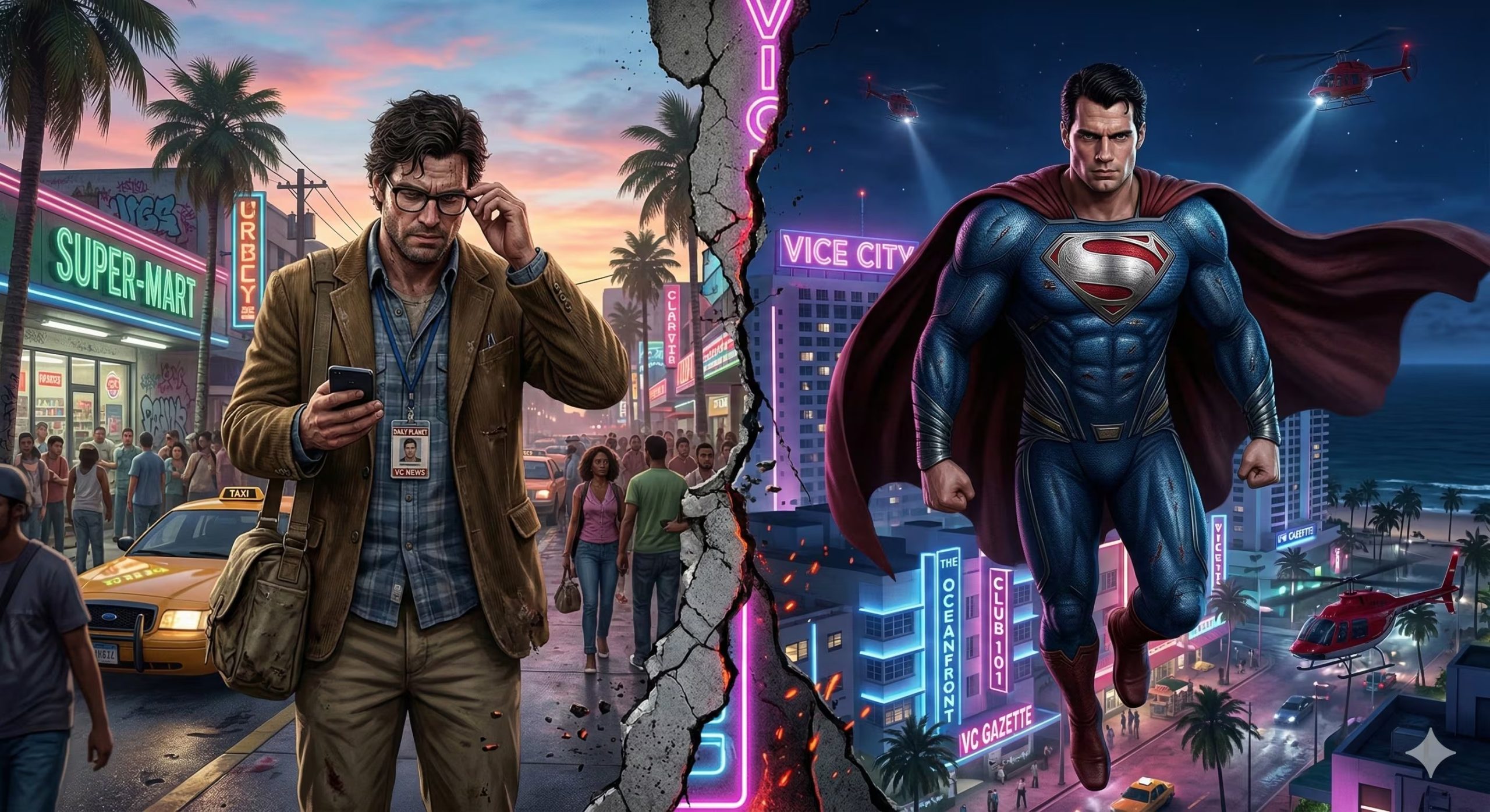 Superman sería un personaje invencible si estuviera en GTA 6. (Gemini)