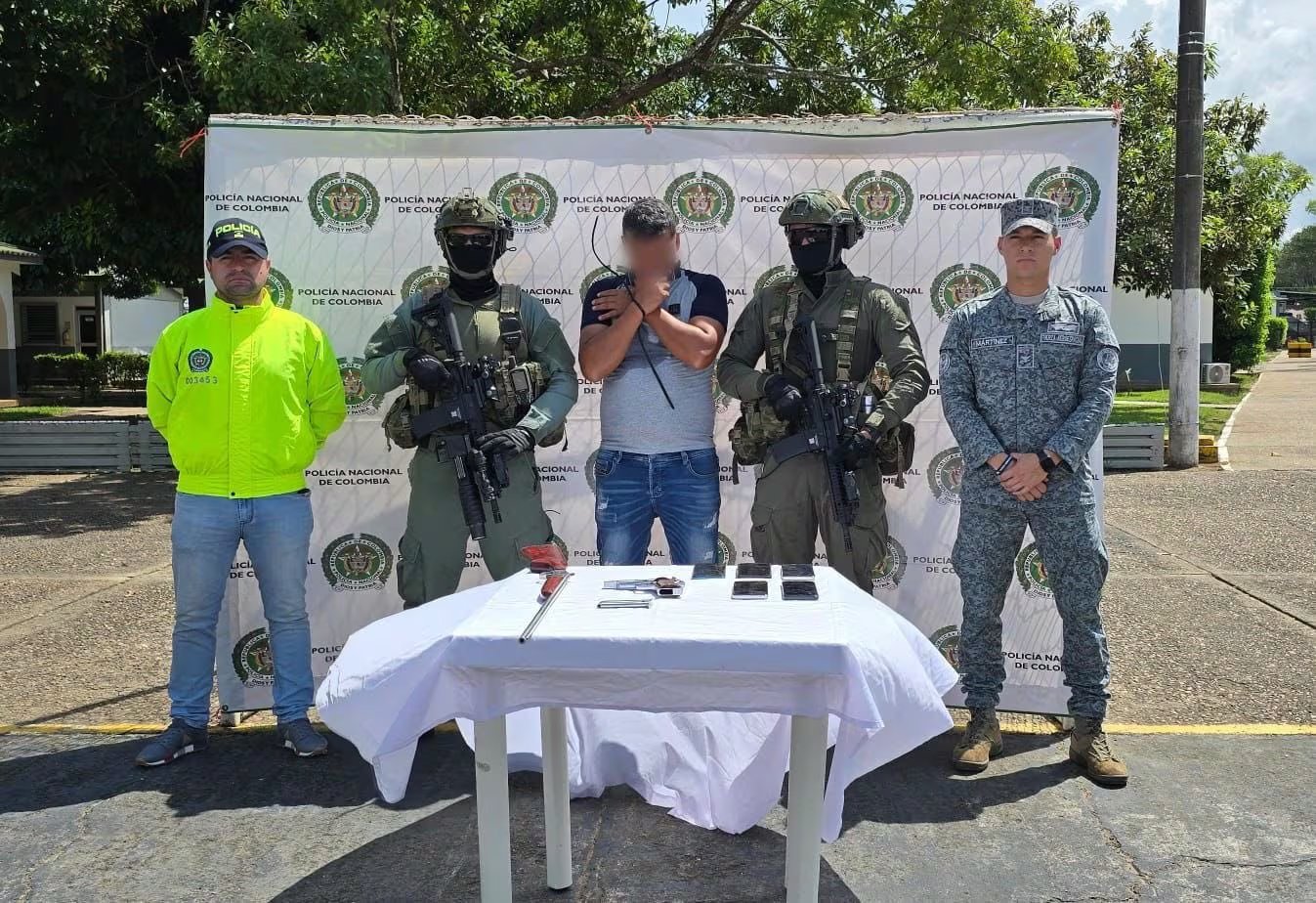 La captura se logró a través de una operación coordinada en el departamento del Meta - crédito @DirectorPolicia / X