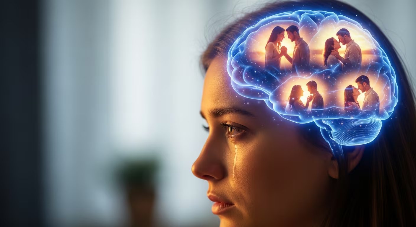 La neurobiología del amor demuestra que tras una ruptura, el cerebro activa circuitos similares a los de una adicción (Imagen Ilustrativa Infobae)