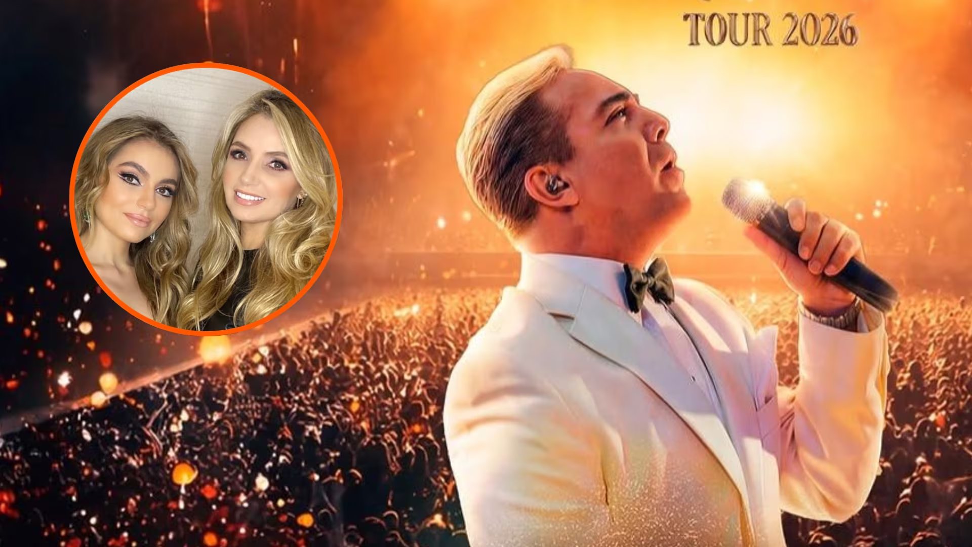 La aparición de Sofía Castro, hija de Angélica Rivera y José Alberto Castro, sorprende a los asistentes durante el concierto. - (Instagram)