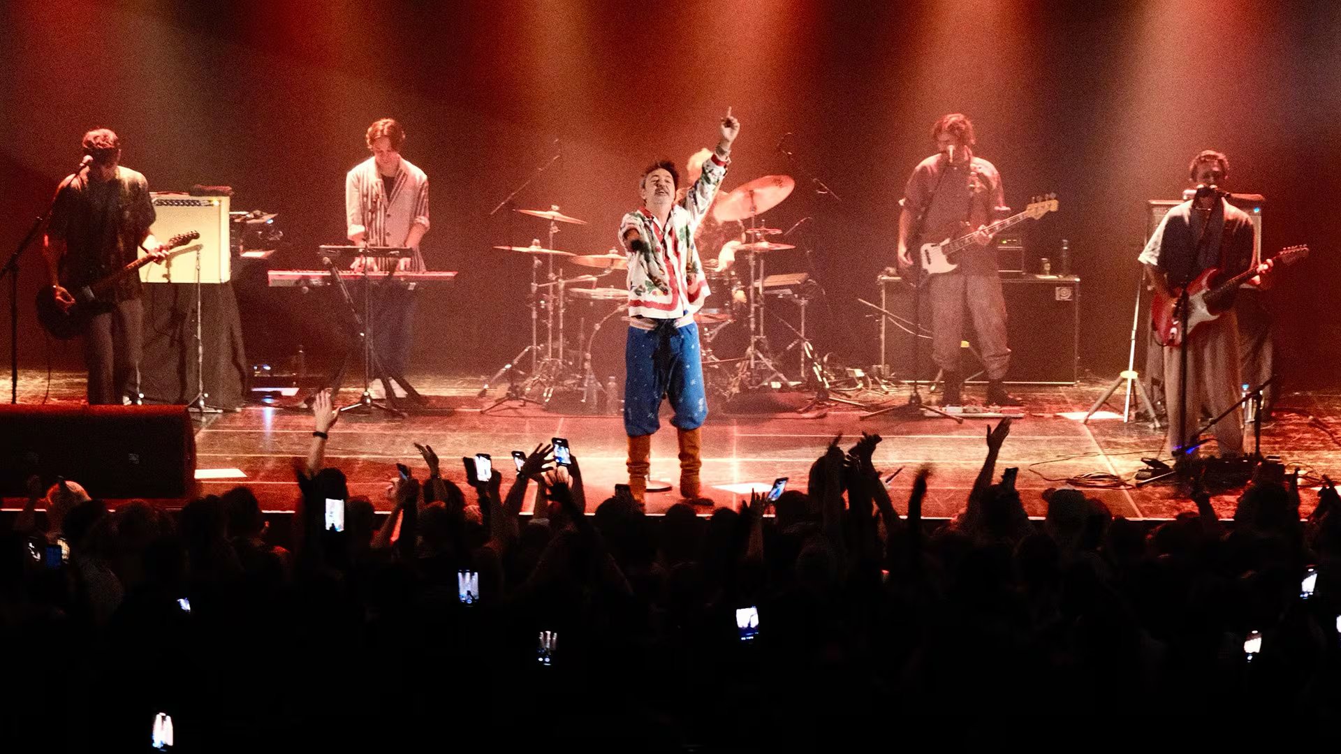 Babasónicos durante el tour europeo 2025. Aquí, en Amsterdam (@bernardoruas)