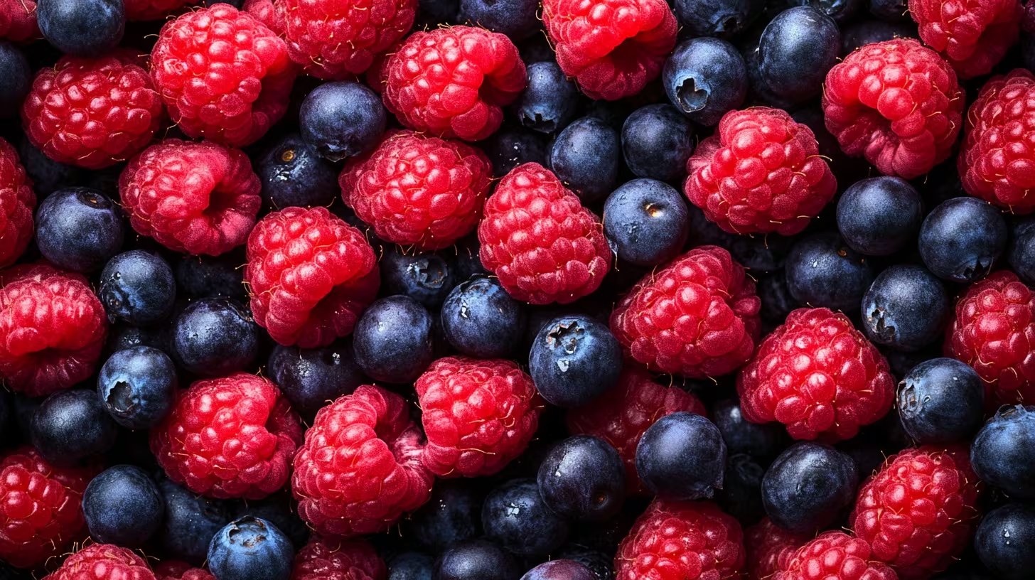 Los frutos rojos y secos destacan por su alto contenido de antioxidantes, esenciales para combatir el envejecimiento cerebral y mejorar la memoria (Imagen Ilustrativa Infobae)