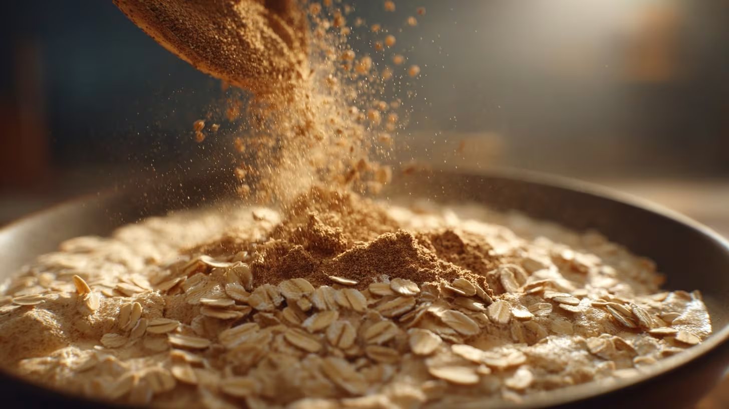 La avena en hojuelas, preferida sobre las versiones instantáneas, mantiene la fibra y modera la absorción de hidratos (Imagen Ilustrativa Infobae)