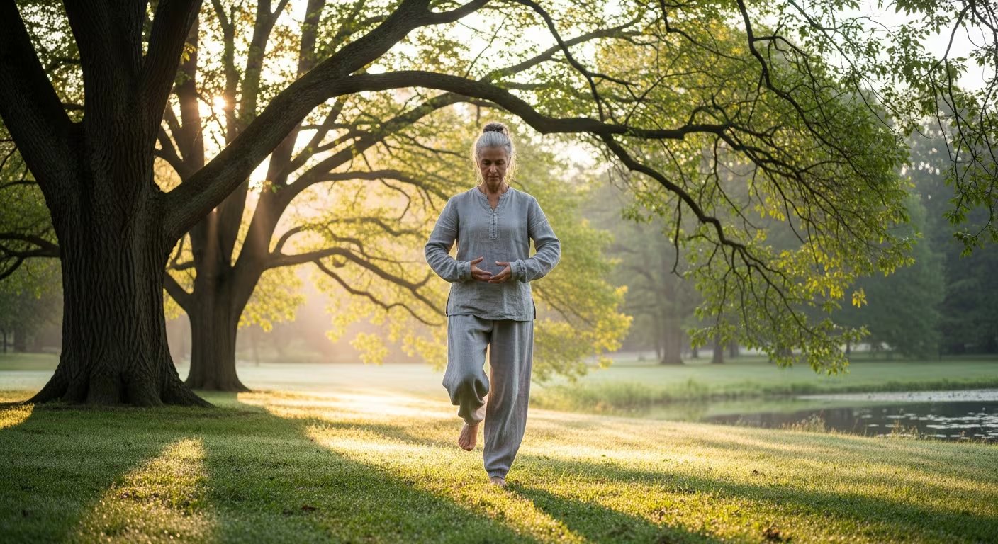 El tai chi brinda beneficios físicos y emocionales a personas mayores de 60 años y mejora su bienestar general. (Imagen Ilustrativa Infobae)