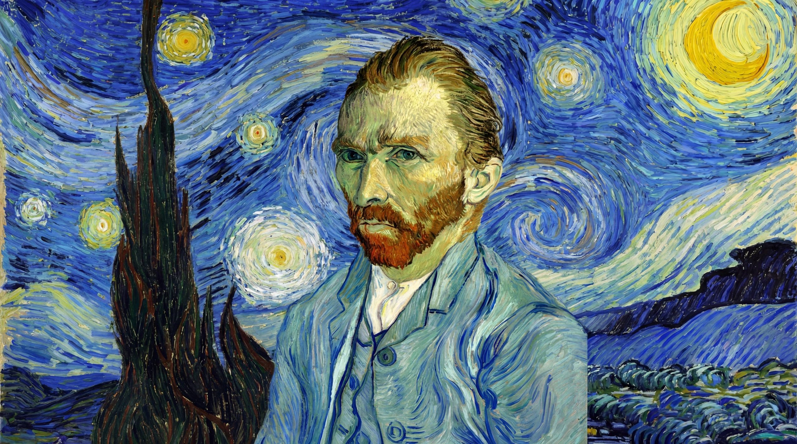 La noche estrellada se inspiró en recuerdos, bocetos y la imaginación, debido a que Van Gogh no podía pintar directamente desde su habitación - (Imagen Ilustrativa Infobae)
