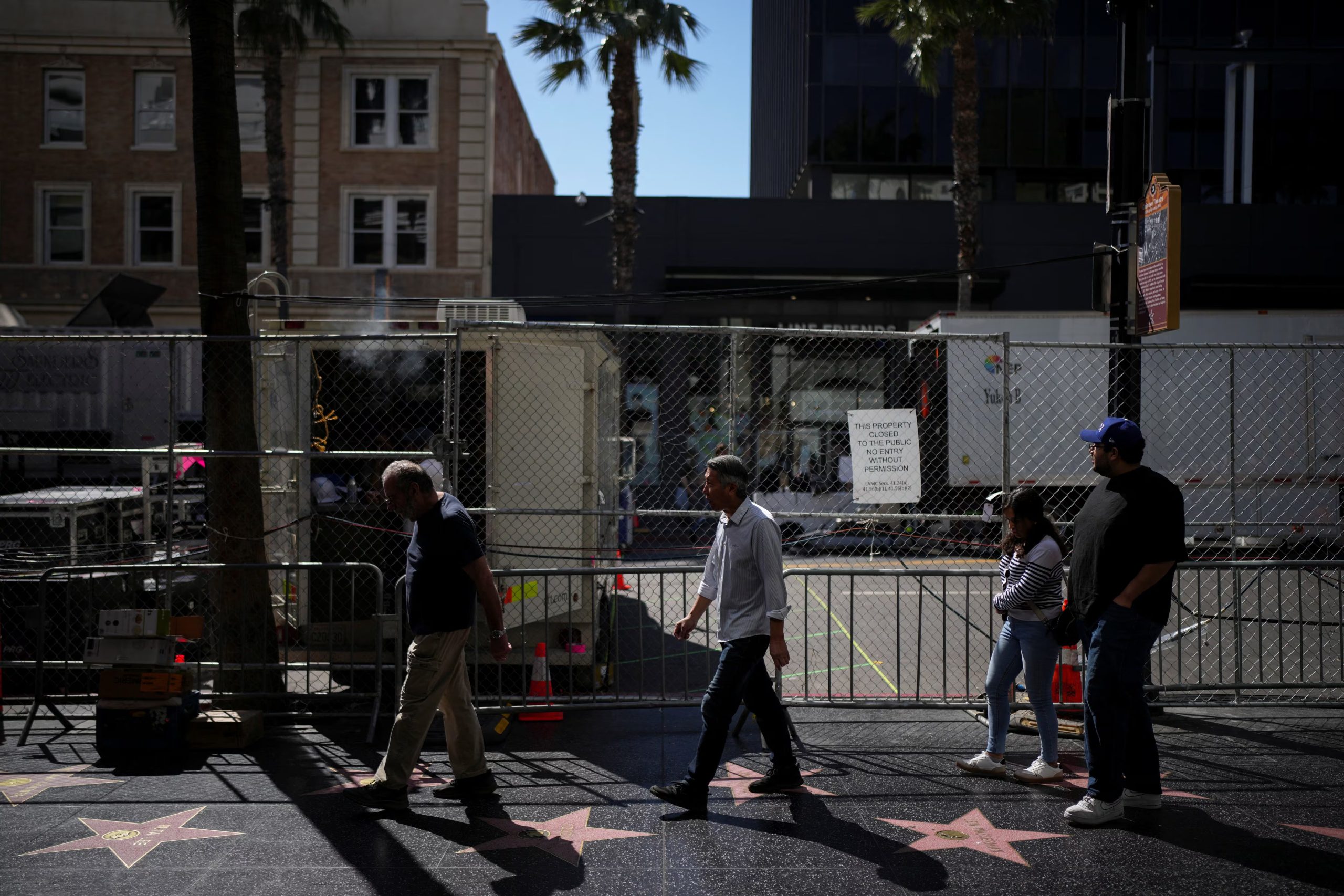 La mayoría de las producciones de Hollywood se trasladó a locaciones con incentivos fiscales fuera de California debido a altos costos y regulaciones - REUTERS/Daniel Cole