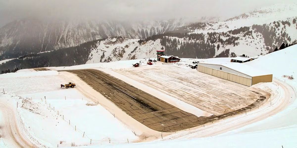 La pareja visitó los nevados paisajes de Courchevel (Wikipedia)
