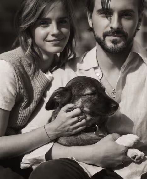 En abril de 2023, Emma Watson sorprendió a sus seguidores al anunciar la adopción de una perrita en México, a la que nombró Sofía. 
(Instagram)