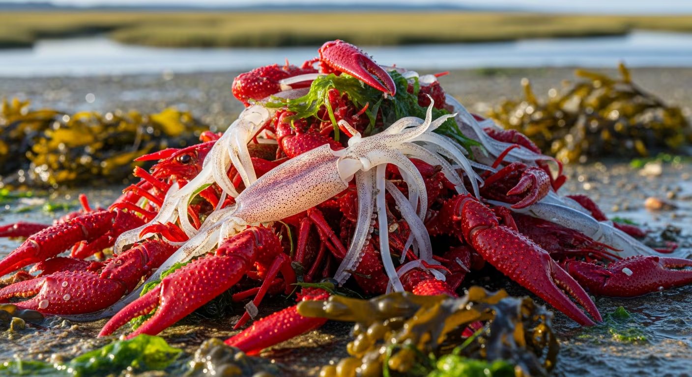 La quitina extraída de residuos marinos se utiliza como materia prima para innovadoras aplicaciones biotecnológicas en la salud femenina (Imagen Ilustrativa Infobae)