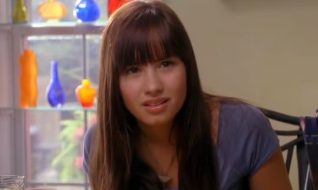 Demi Lovato, en una de las escenas para Camp Rock