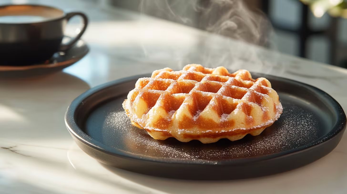 El waffle clásico de vainilla destaca por su textura aireada y su versatilidad, permitiendo combinaciones tanto dulces como saladas en desayunos y meriendas (Imagen Ilustrativa Infobae)