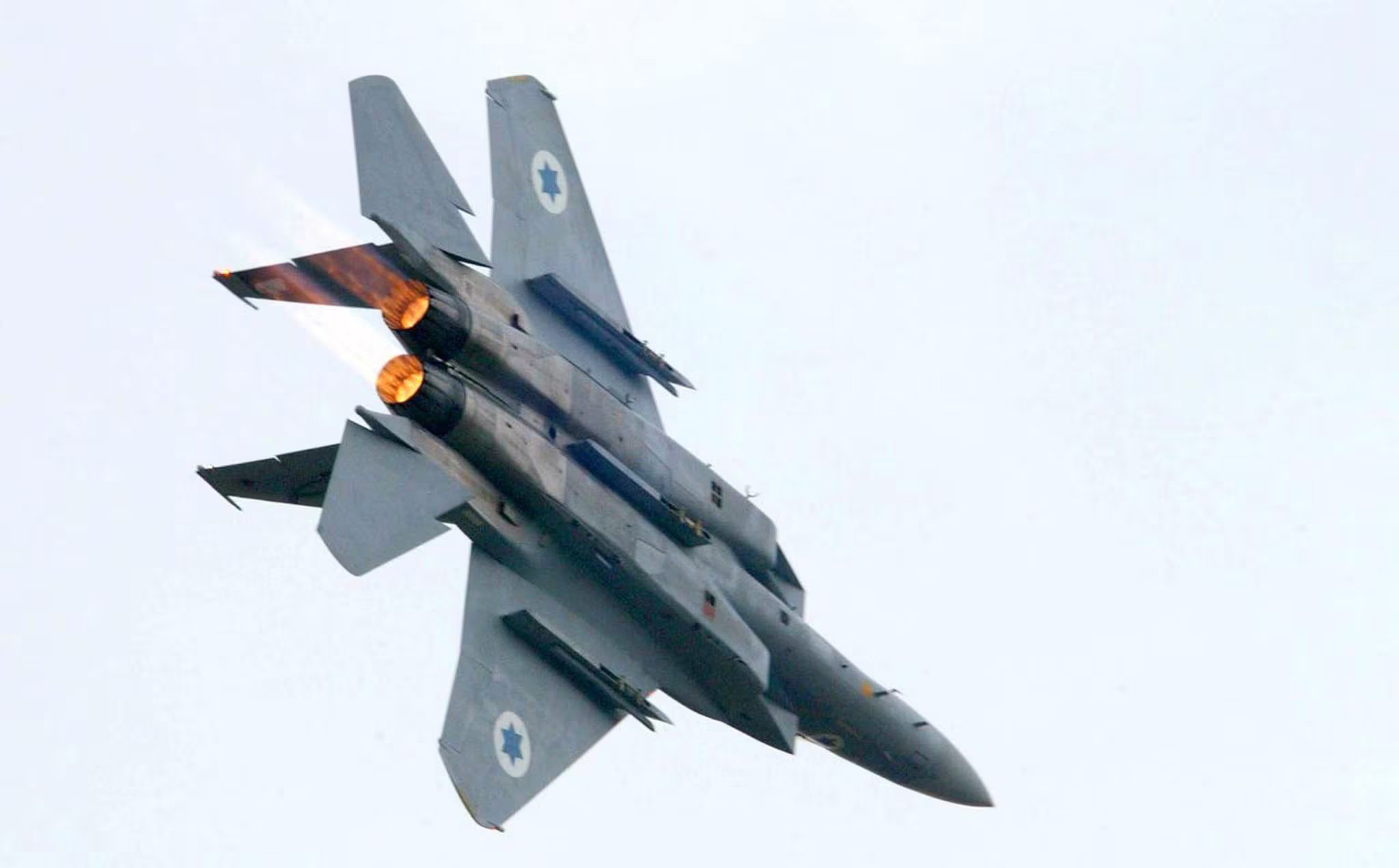 Caza F15 de Israel (Foto archivo/EPA)