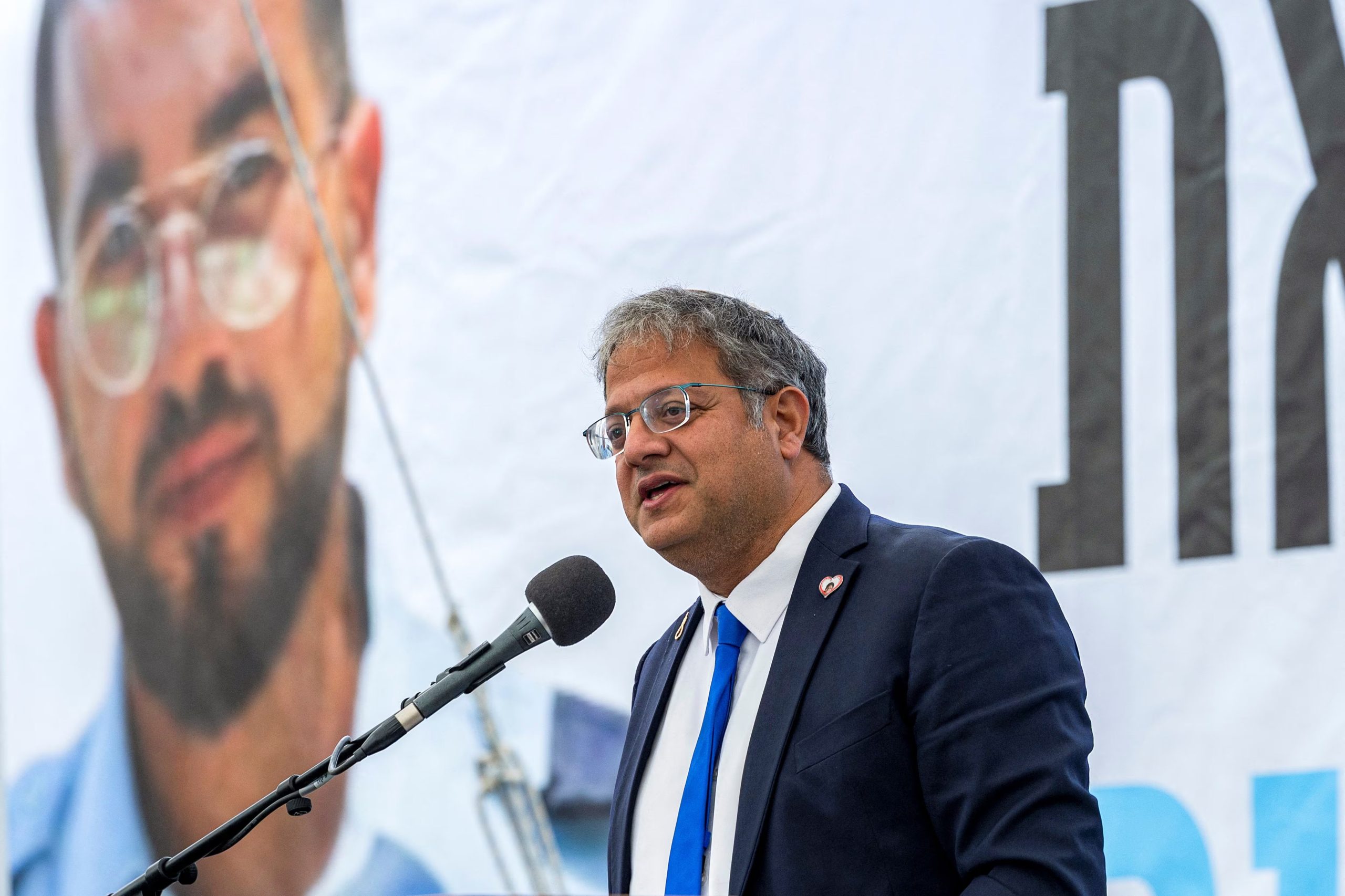 El ministro de Seguridad Nacional israelí, Itamar Ben-Gvir (CHAIM GOLDBERG/REUTERS)