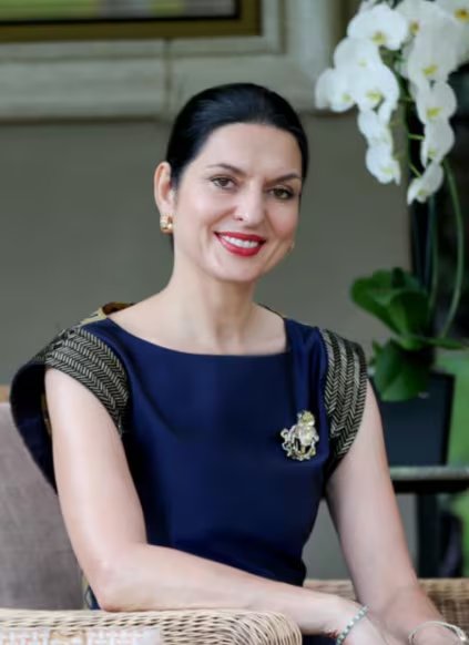 La primera dama de Costa Rica, Signe Zeikate 