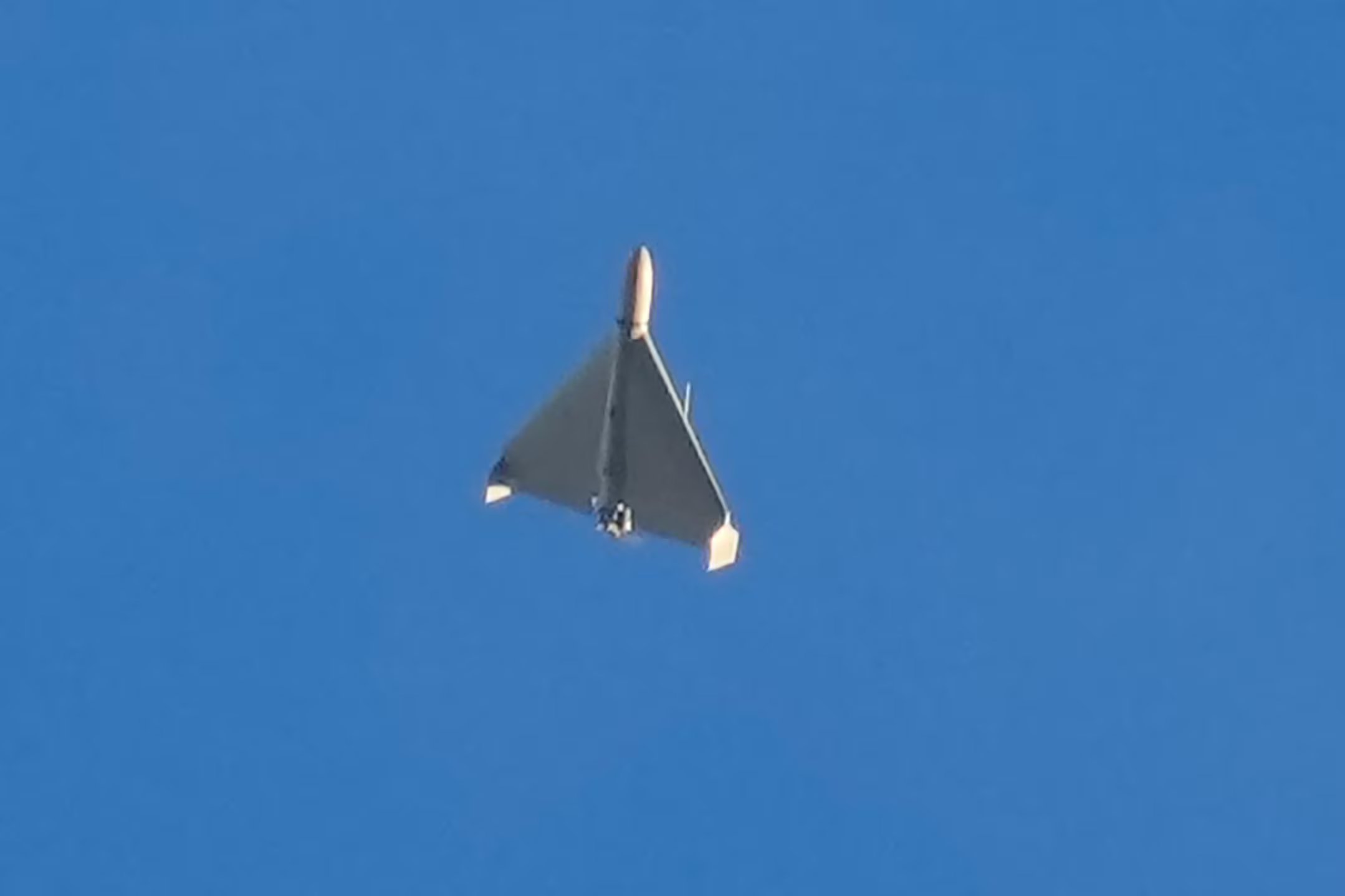 Un dron iraní Shahed (AP foto/Efrem Lukatsky)