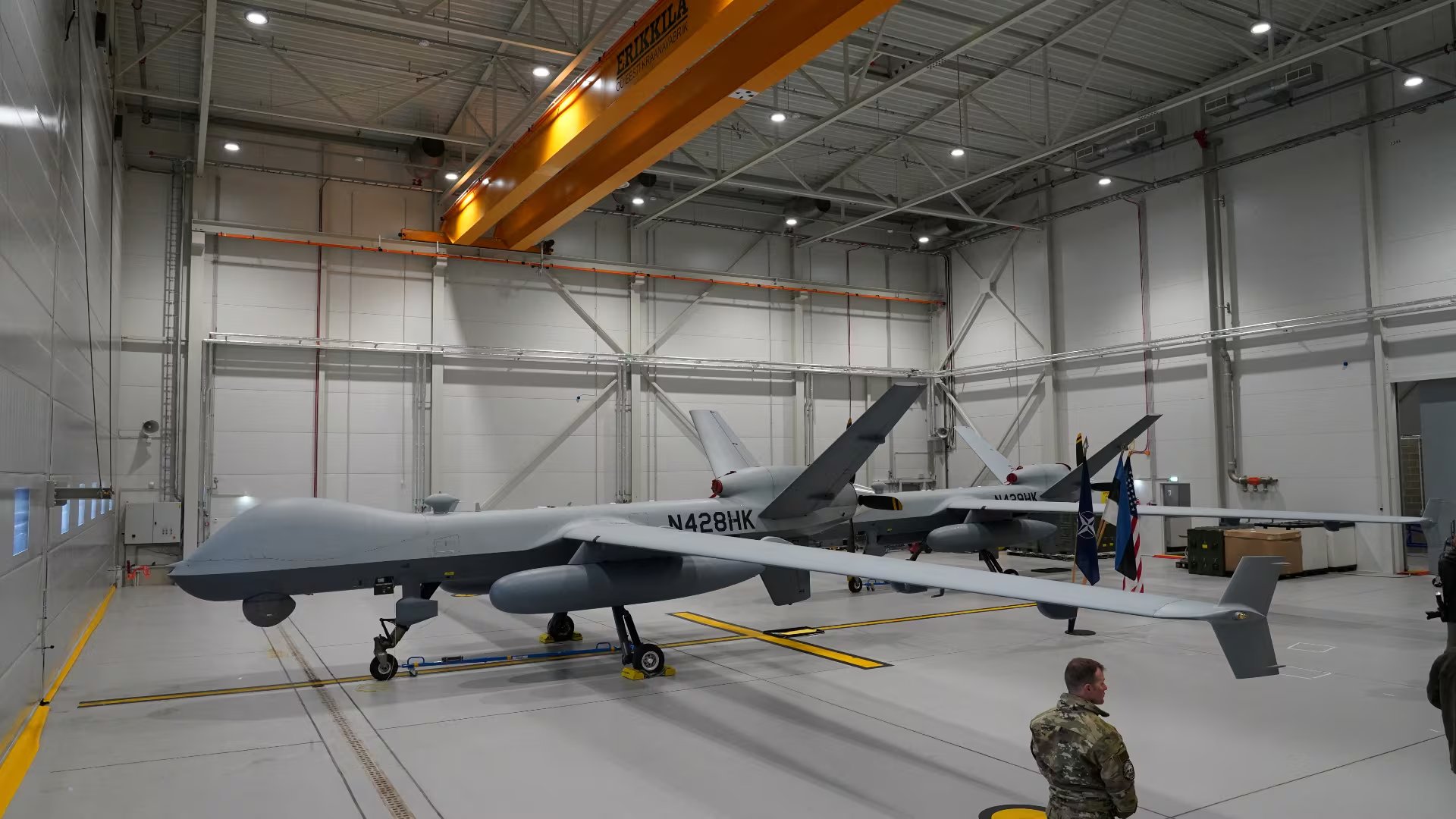 Foto de archivo. Un dron MQ-9 Reaper de la Fuerza Aérea de EEUU. (REUTERS/Janis Laizans)